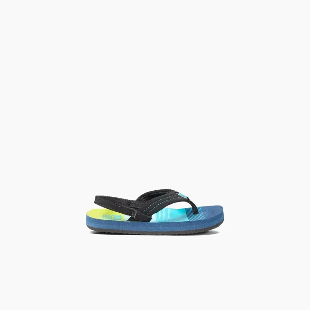 Reef Little Ahi CJ2084 Sandals Toddler US 5 Multi Heel Strap Flip Flop JOBB718